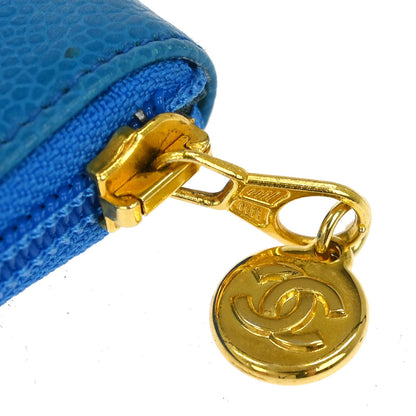 Chanel 1994-1996 Blue Caviar Wallet
