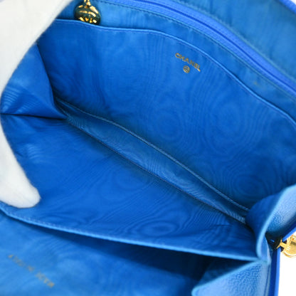 Chanel 1994-1996 Blue Caviar Wallet