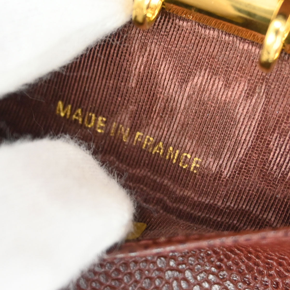 Chanel 1997-1999 Brown Caviar Note Book Cover Small Good