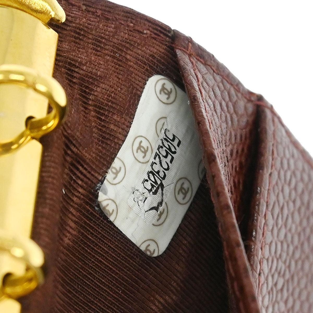 Chanel 1997-1999 Brown Caviar Note Book Cover Small Good