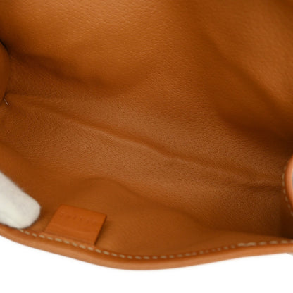 Celine Brown PVC Macadam Cosmetic Pouch