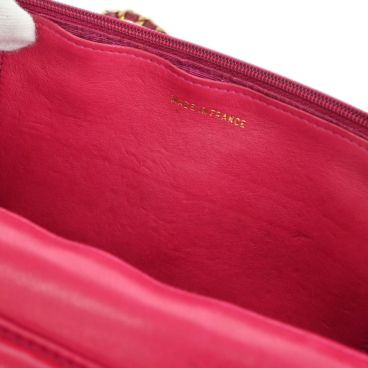 Chanel 2000-2002 Pink Caviar Timeless WOC Wallet on Chain Shoulder Bag