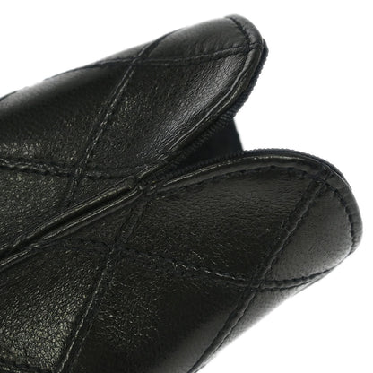 Chanel Black Lambskin Bicolore Sunglasses Case Small Good