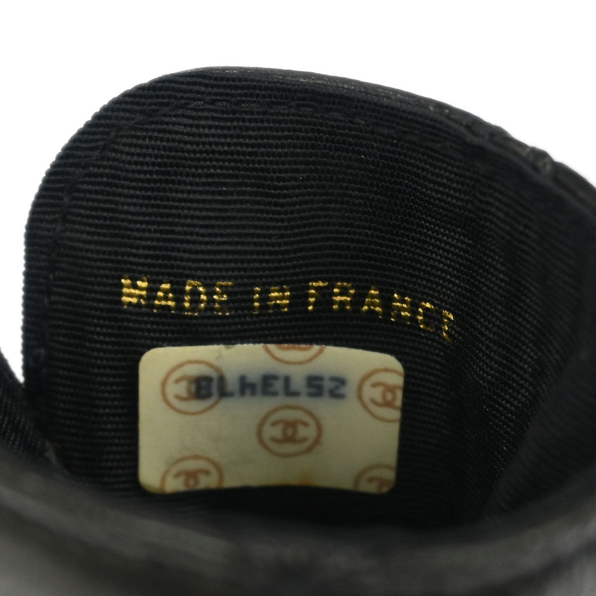 Chanel Black Lambskin Bicolore Sunglasses Case Small Good