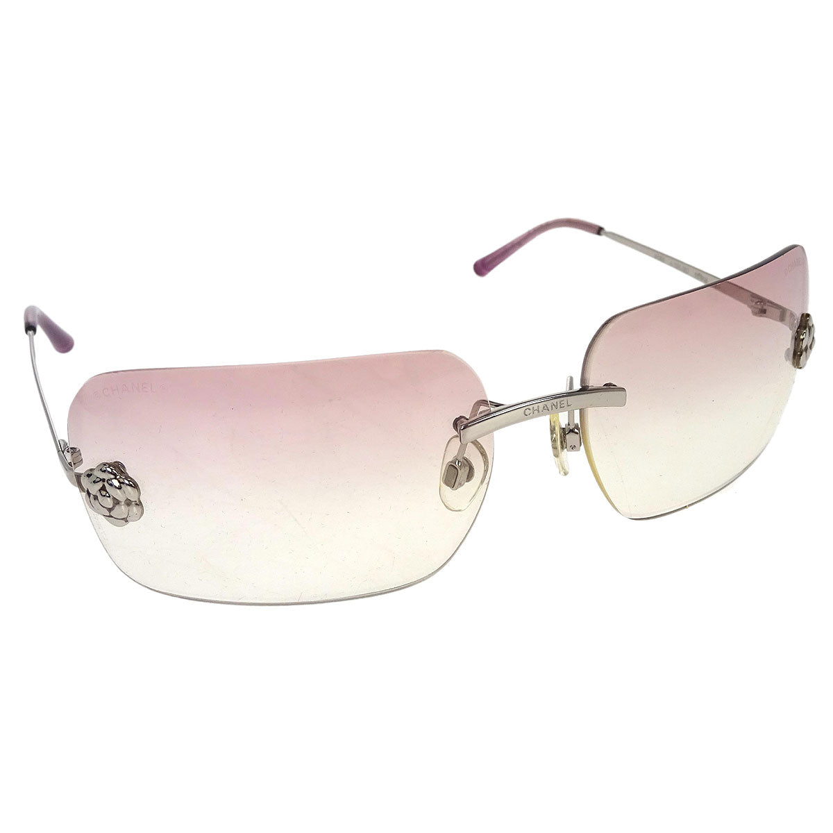 Chanel Sunglasses Eyewear Pink Small Good