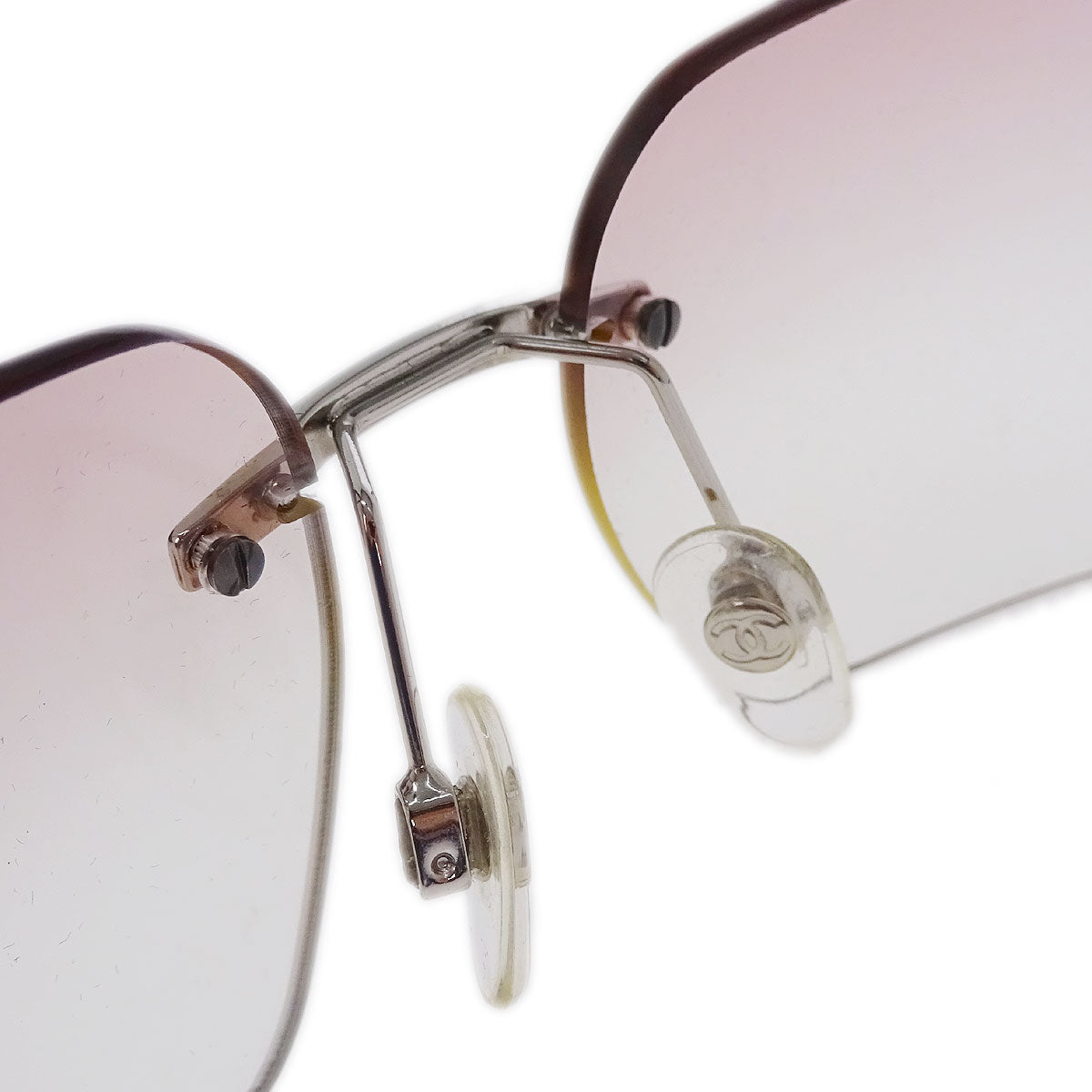 Chanel Sunglasses Eyewear Pink Small Good