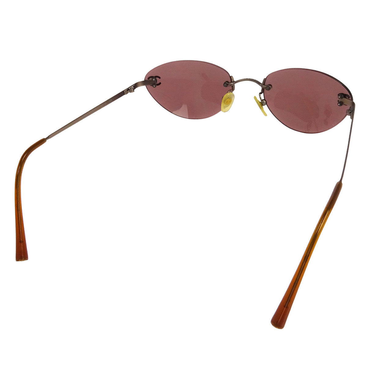 Chanel Sunglasses Eyewear Brown Small Good