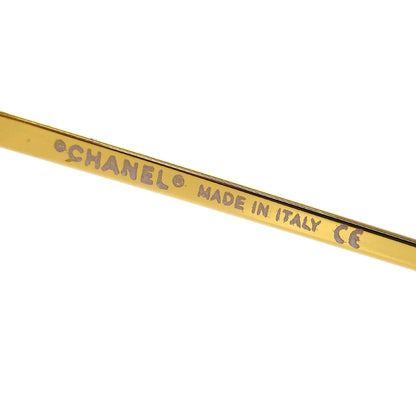 Chanel Sunglasses Eyewear Orange Rhinestone Small Good