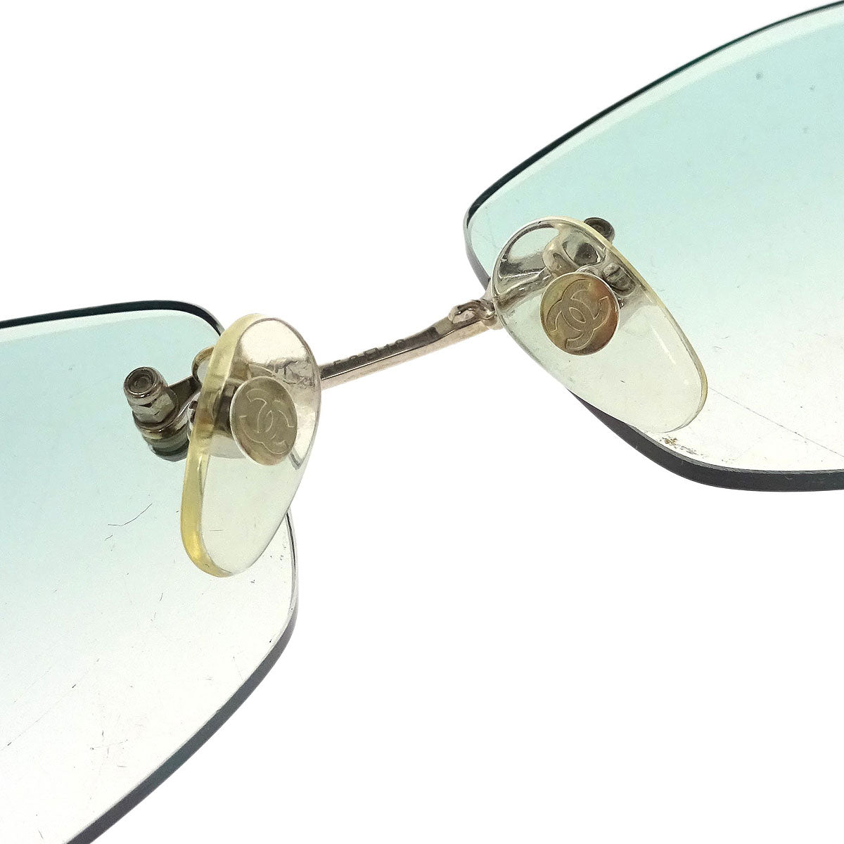 Chanel Sunglasses Eyewear Green Small Good