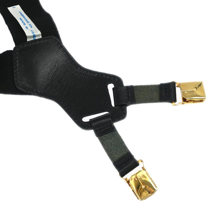 Chanel Black Suspenders Small Good 15