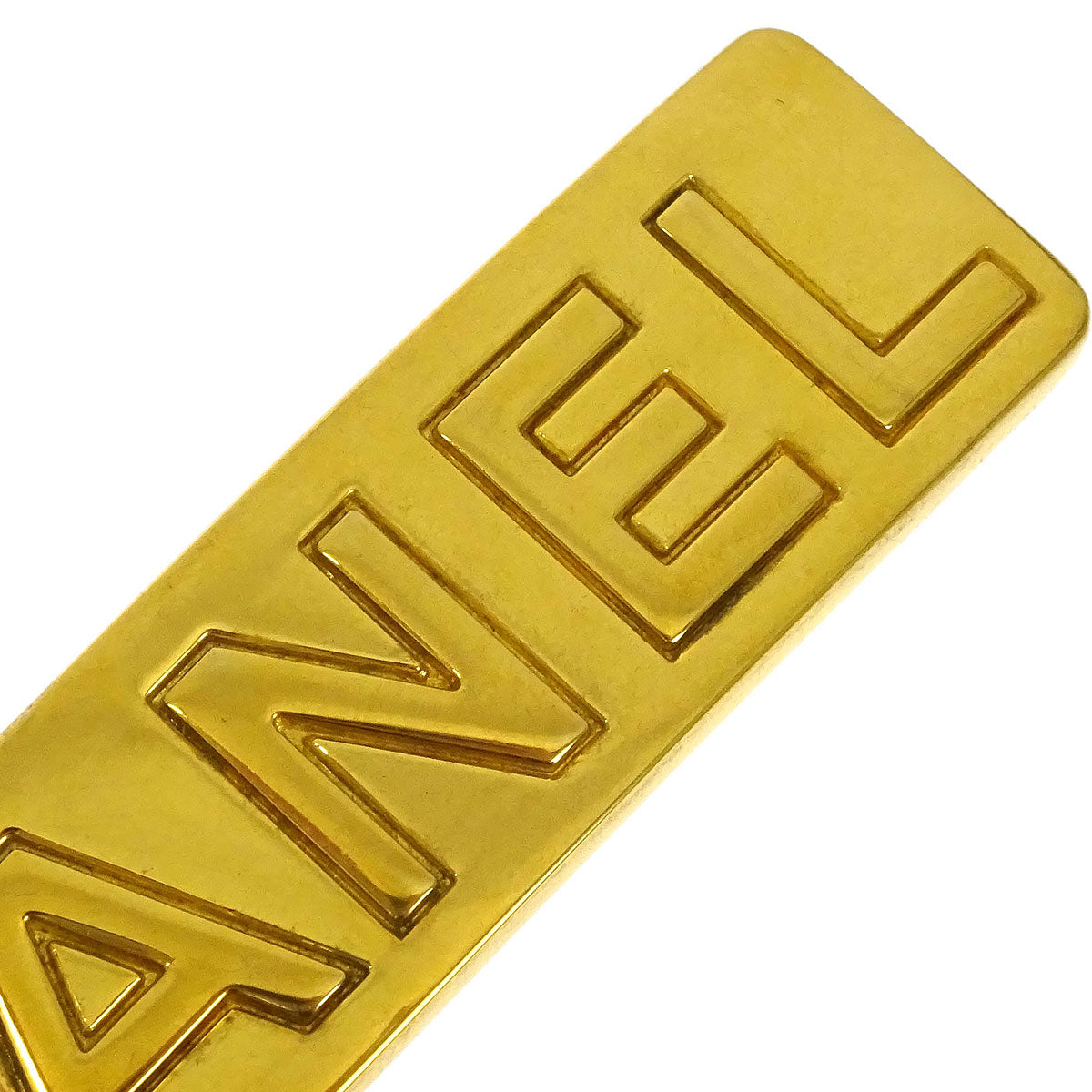 Chanel Hair Clip Barrette Gold 97A