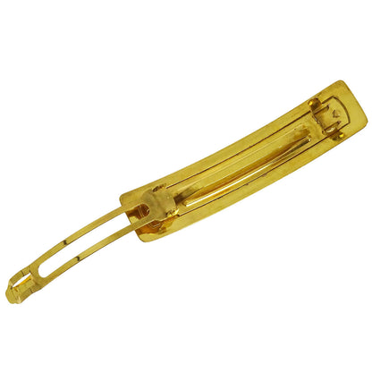 Chanel Hair Clip Barrette Gold 97A