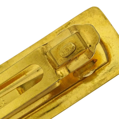 Chanel Hair Clip Barrette Gold 97A