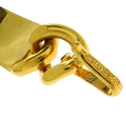 Chanel Chain Belt Medallion Gold Black Small Good