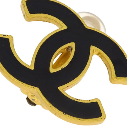 Chanel Gold CC Earrings Clip-On 02A