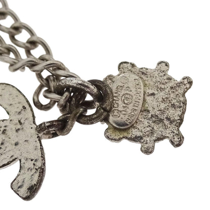 Chanel CC Ladybug Chain Bracelet Silver 04P