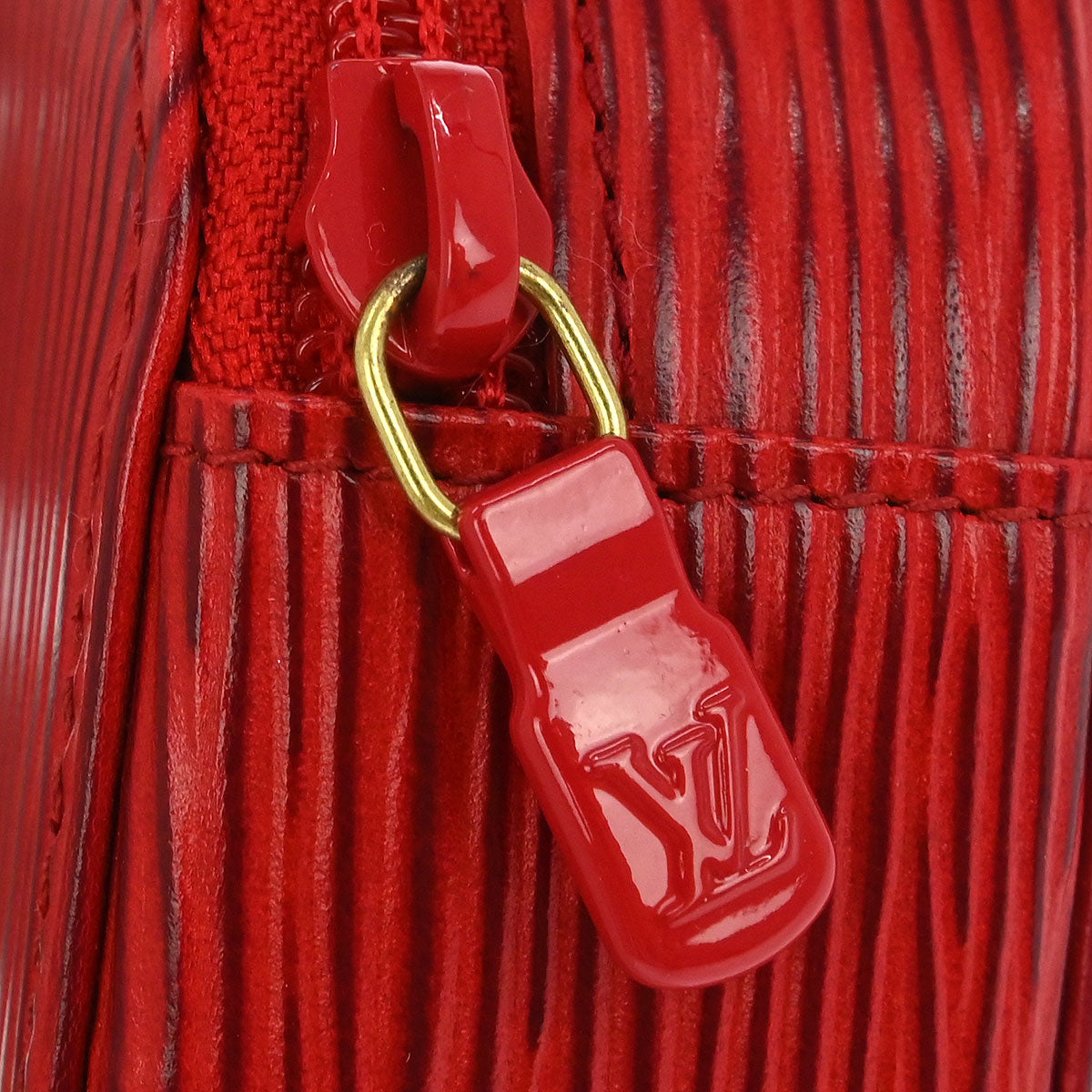 Louis Vuitton Red Epi Ecrin Bijou 8 Jewelry Case Pouch M48227