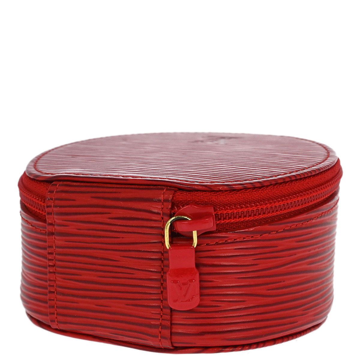 Louis Vuitton Red Epi Ecrin Bijou 10 Jewelry Case Pouch M48217