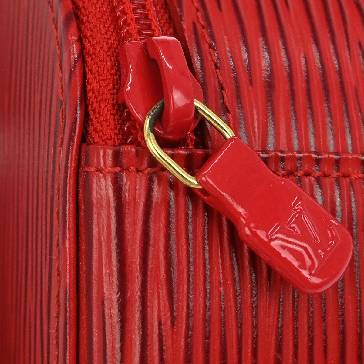 Louis Vuitton Red Epi Ecrin Bijou 10 Jewelry Case Pouch M48217