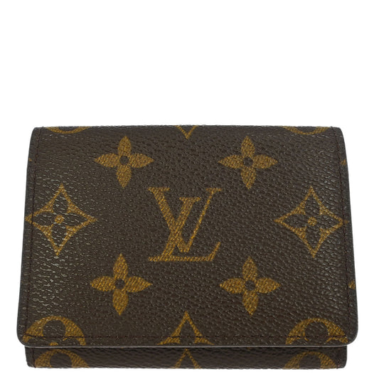 Louis Vuitton Monogram Enveloppe Carte De Visite Card Case M62920