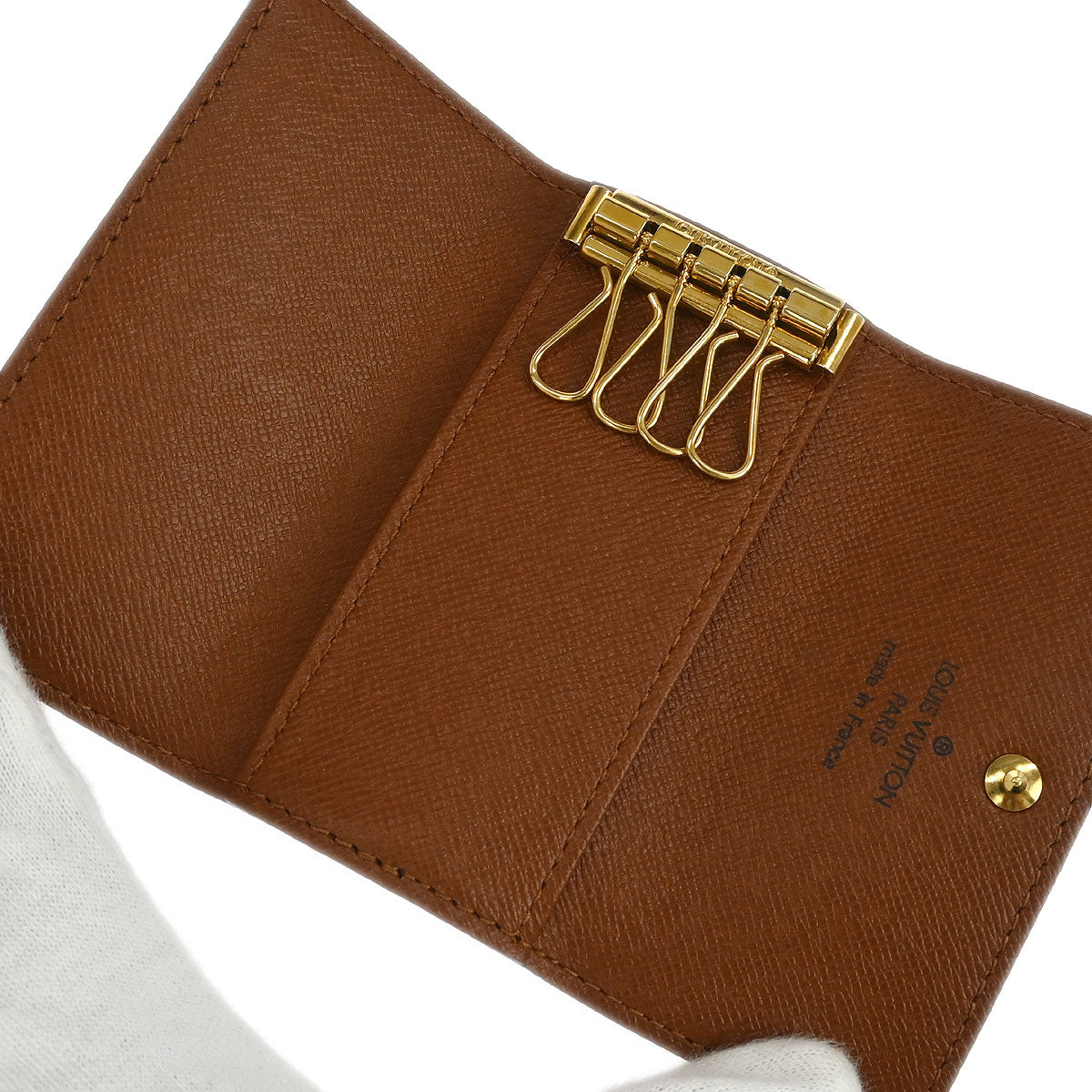 Louis Vuitton Monogram Multicles 4 Key Case M62631 Small Good