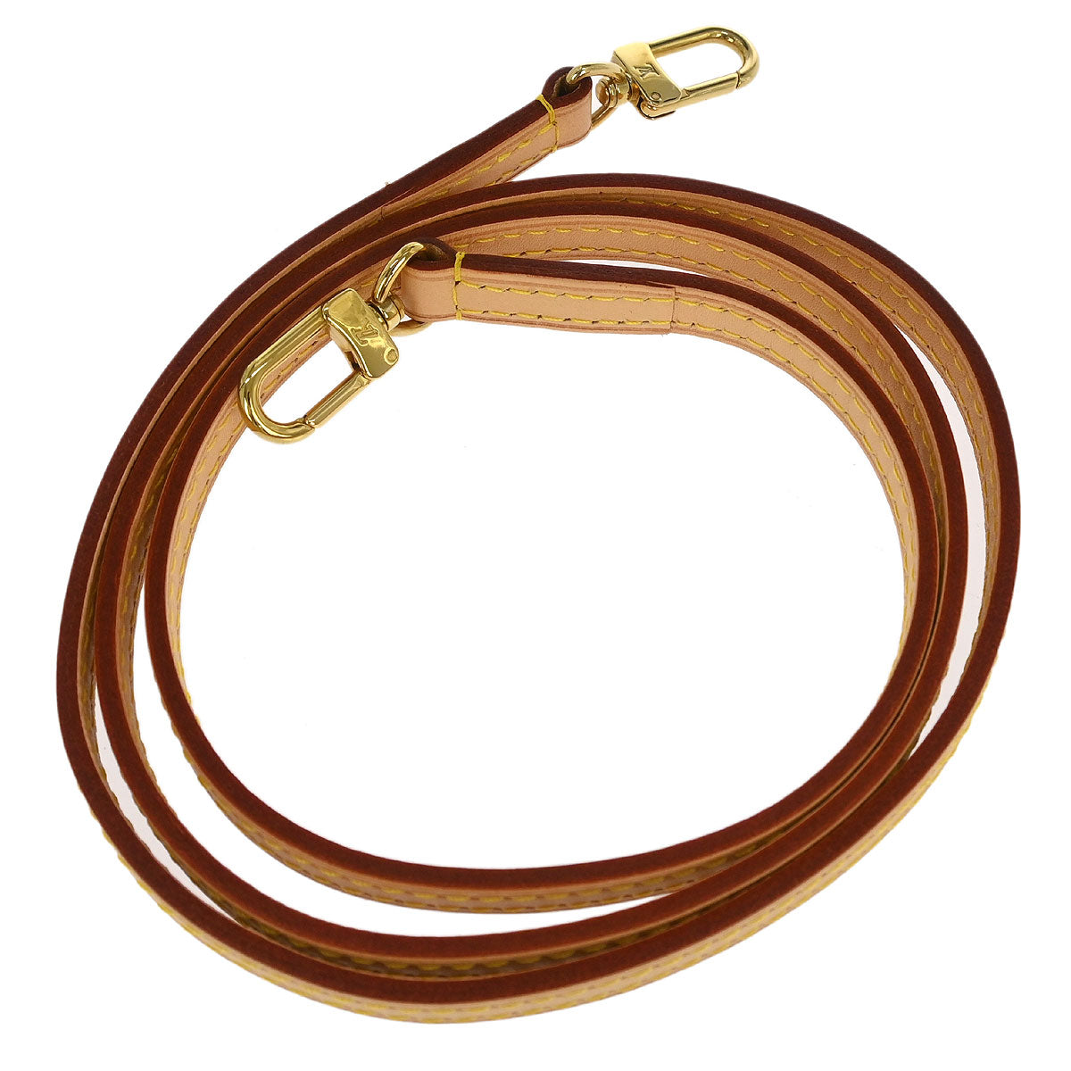 Louis Vuitton Beige Leather Shoulder Strap Accessories