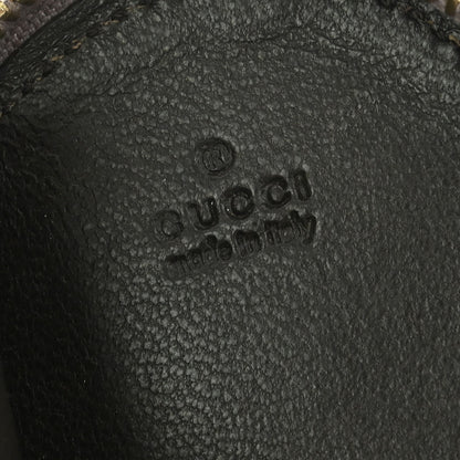 Gucci Metallic Purple Leather GG Coin Case Pouch