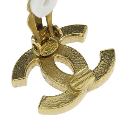 Chanel Gold CC Earrings Clip-On 07P