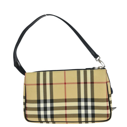 Burberry Clutch Bag Pouch Burberry Check Beige