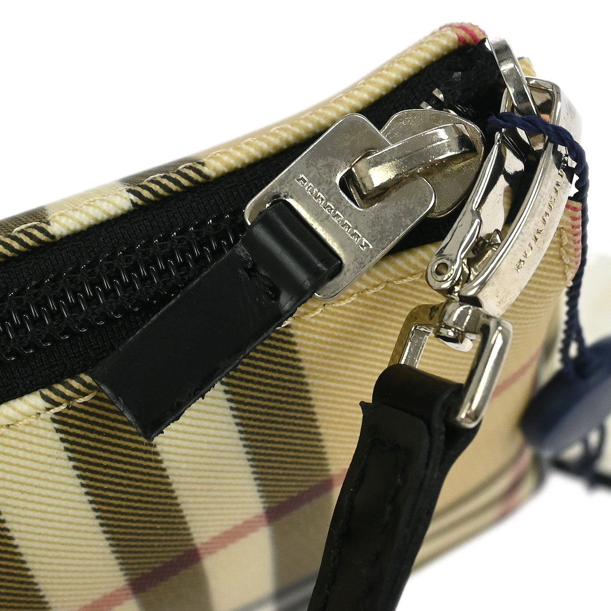 Burberry Clutch Bag Pouch Burberry Check Beige