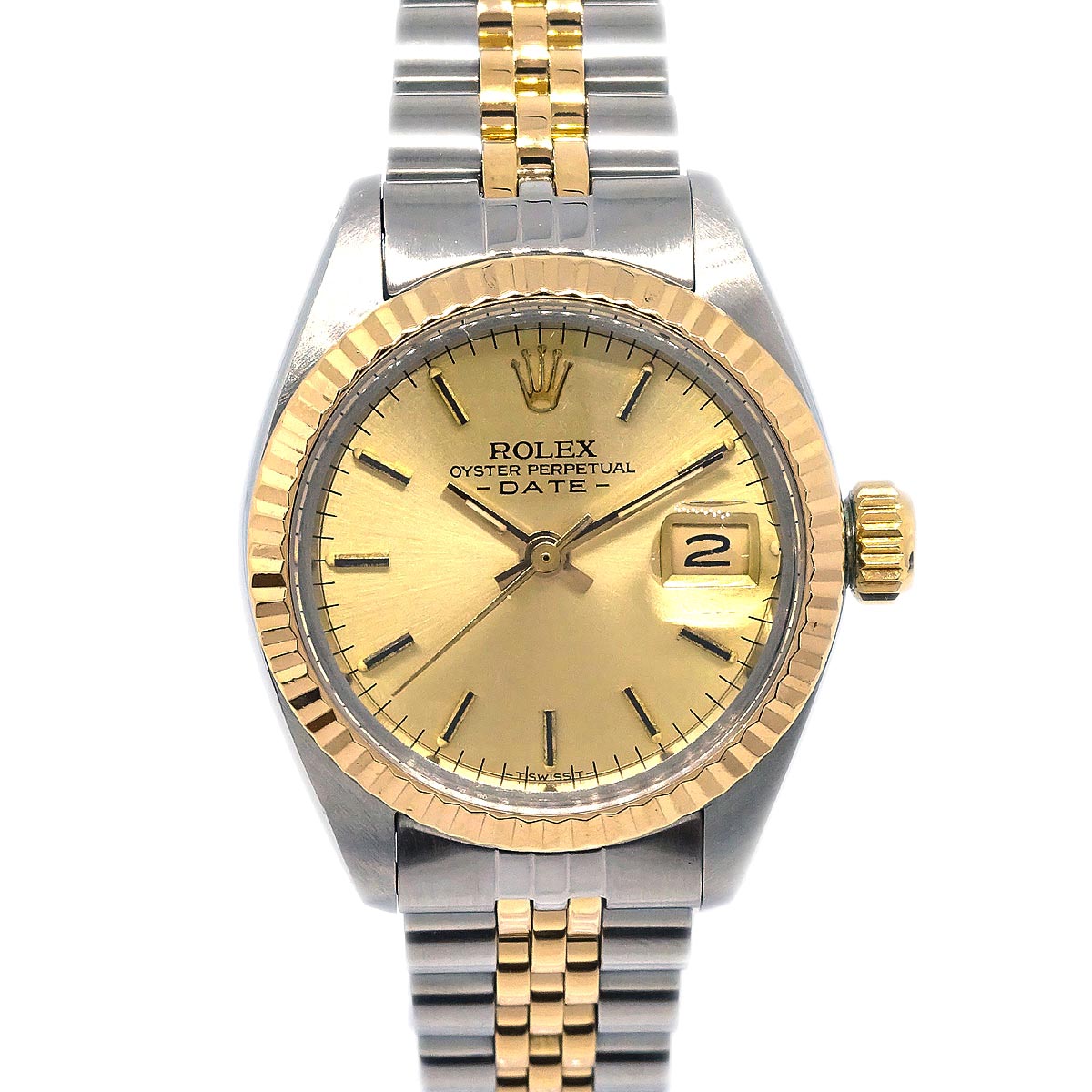 Rolex Oyster Perpetual Date 26mm Ref.6917 Self-winding Watch SS 18K