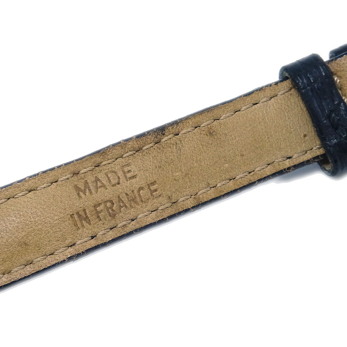 Cartier * Baignoire Ref.1954 Quartz Watch 18KYG Crocodile