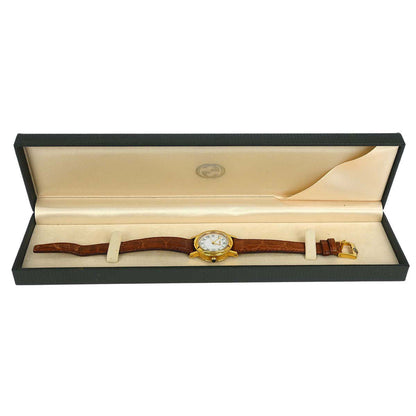 Gucci * 7200L Quartz Watch SS Crocodile