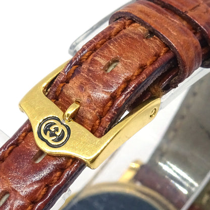 Gucci * 7200L Quartz Watch SS Crocodile