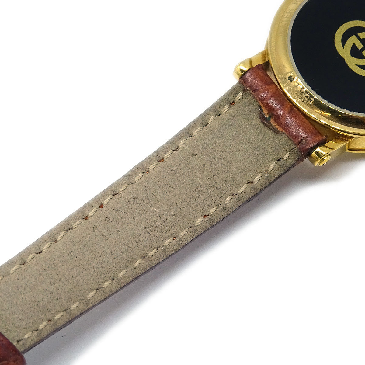 Gucci * 7200L Quartz Watch SS Crocodile