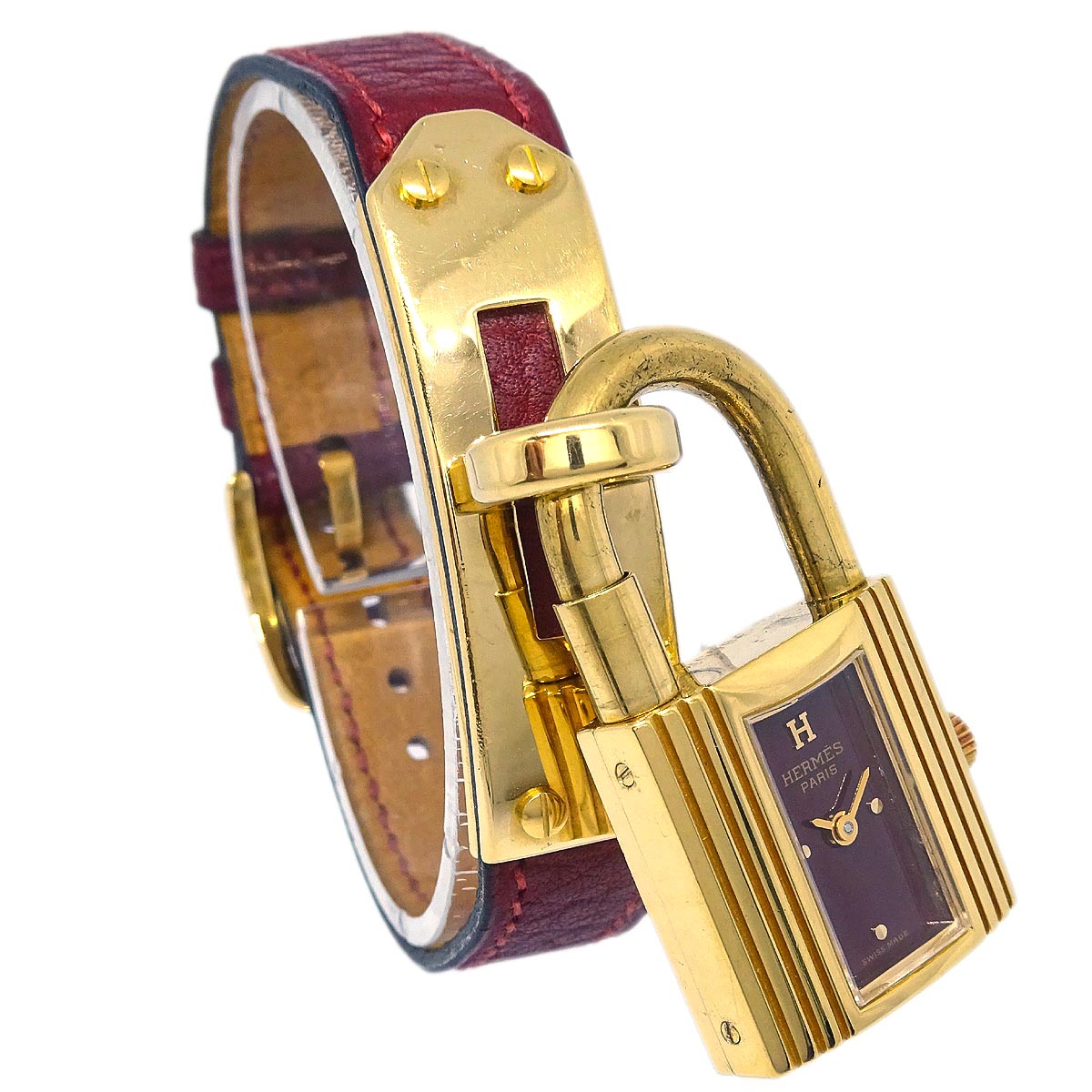 Hermes Kelly Watch Quartz Watch Rouge