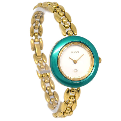 Gucci 11/12 Change Bezel Chameleon Quartz Watch SS