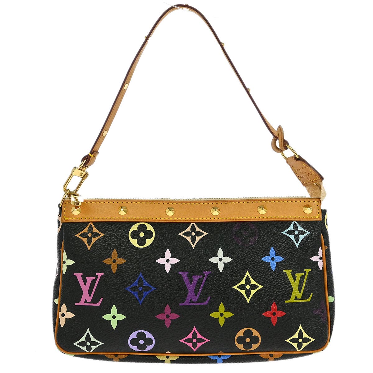 Louis Vuitton Black Multicolor Pochette Accessoires M92648
