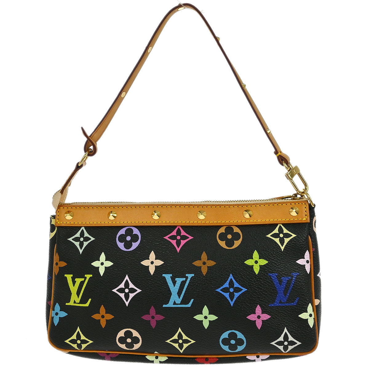 Louis Vuitton Black Multicolor Pochette Accessoires M92648