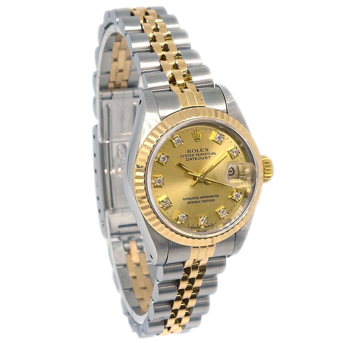 Rolex Oyster Perpetual Datejust 26mm Ref.69173G Self-winding Watch SS 18K