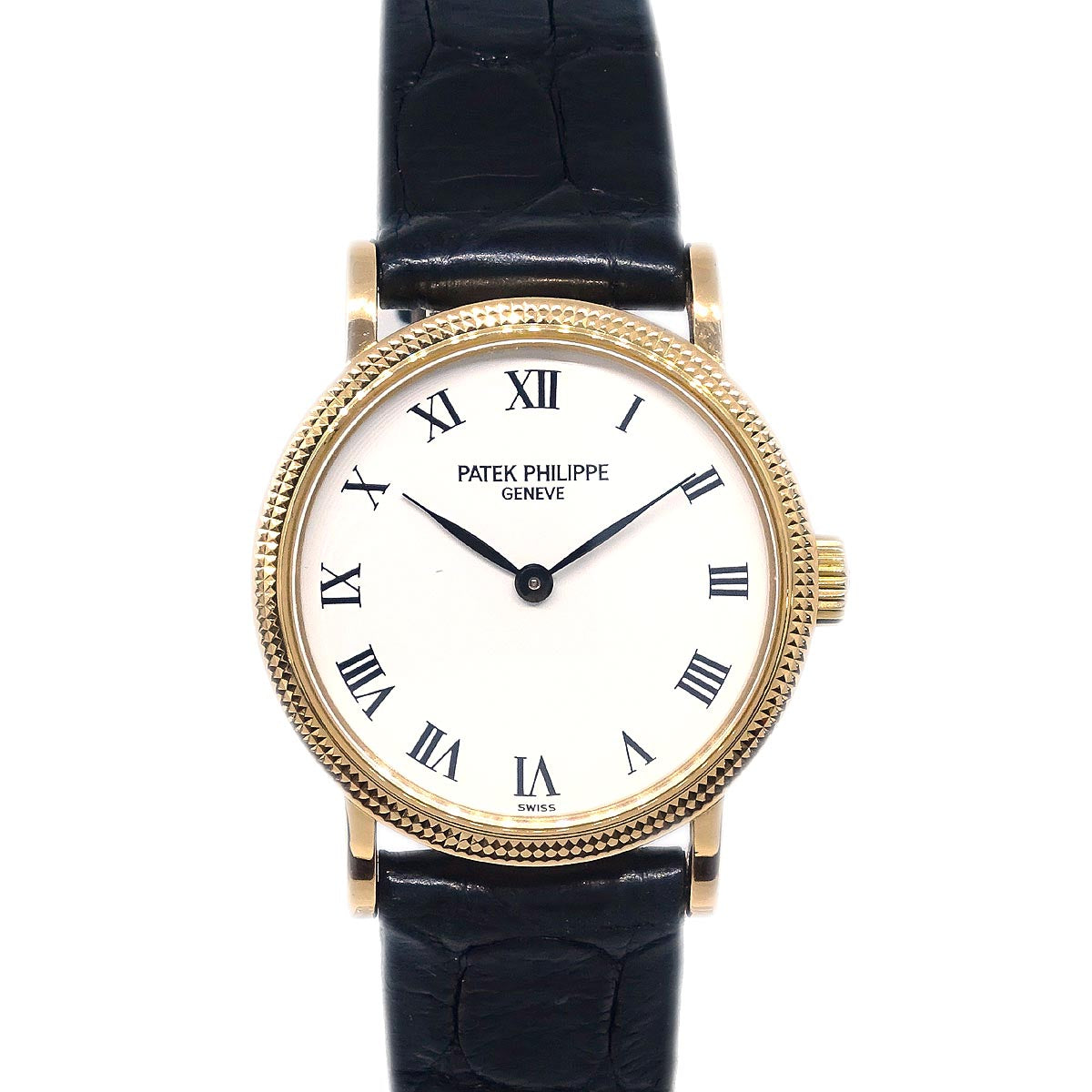 Patek Philippe * Calatrava Ref.4809 Manual-winding Watch 18K Crocodile