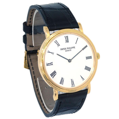 Patek Philippe * Calatrava Ref.5120 Self-winding Watch 18K Crocodile