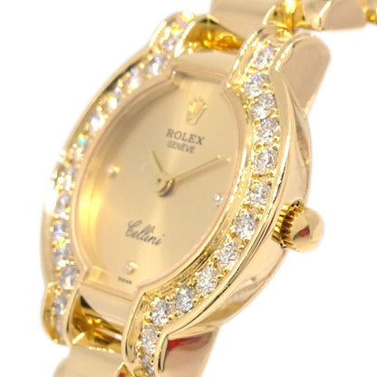 Rolex Cellini Ref.2253 Manual-winding Watch 18KYG Diamond