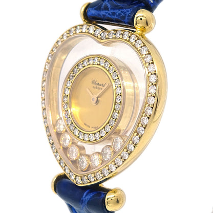 Chopard * Happy Diamonds Ref.20/4516 Quartz Watch 18KYG Crocodile