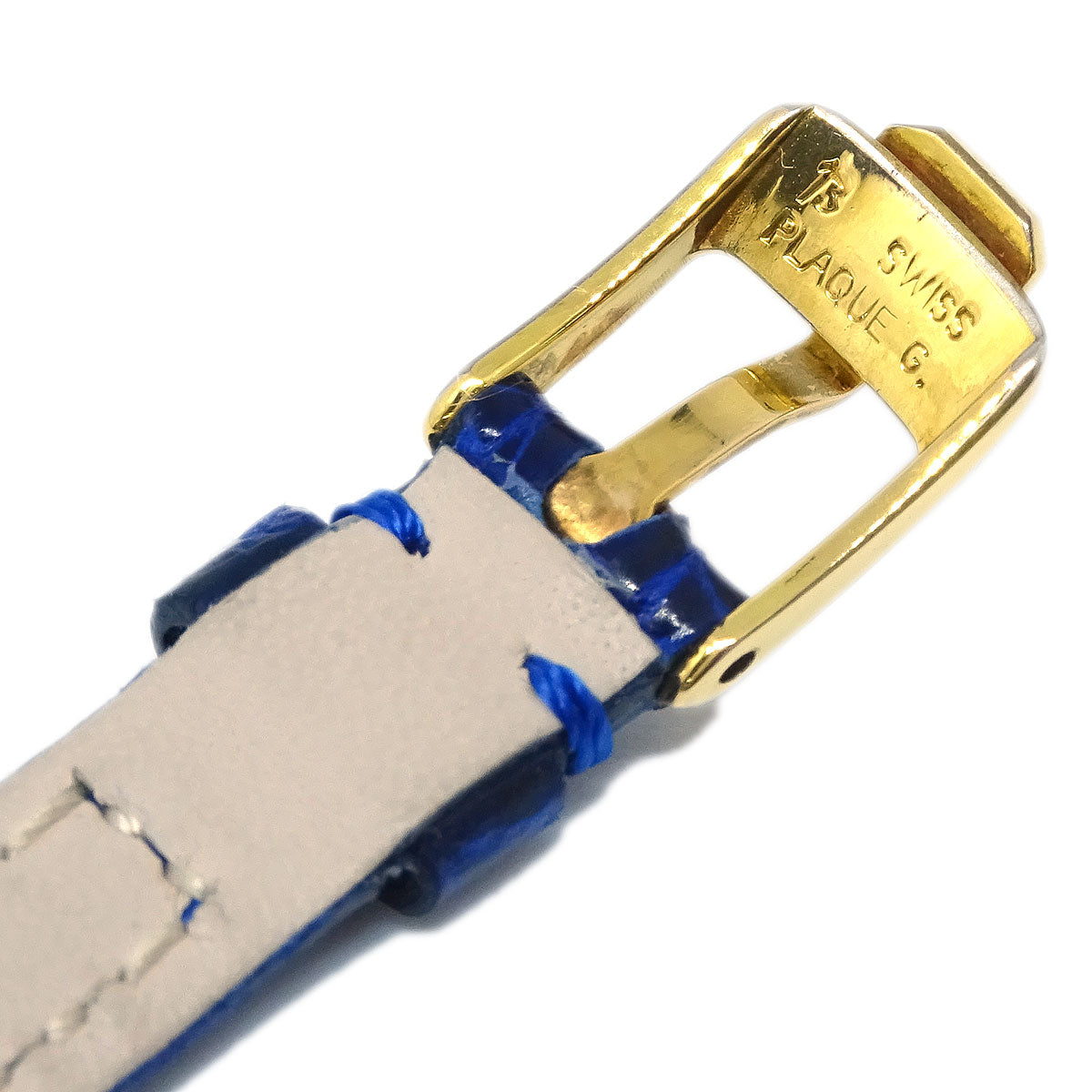 Chopard * Happy Diamonds Ref.20/4516 Quartz Watch 18KYG Crocodile