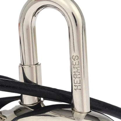 Hermes Annee Des Fleuves Hippopotamus Choker Necklace Silver