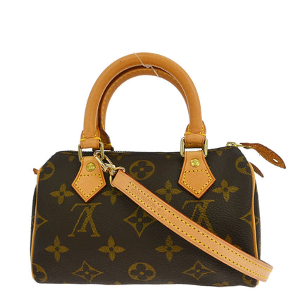 Louis Vuitton Monogram Mini Speedy 2way Shoulder Handbag M41534