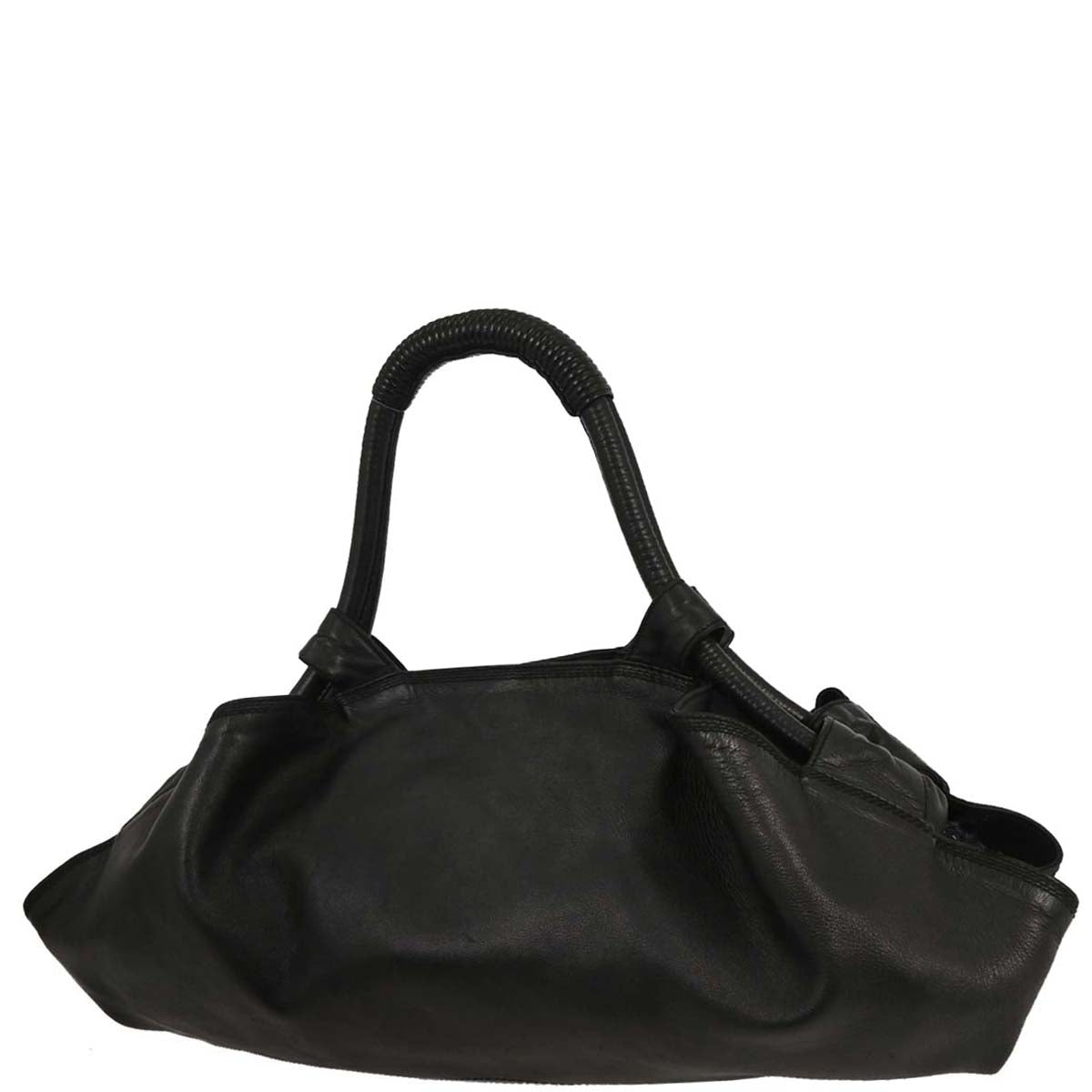 Loewe Black Lambskin Nappa Aire Tote Bag