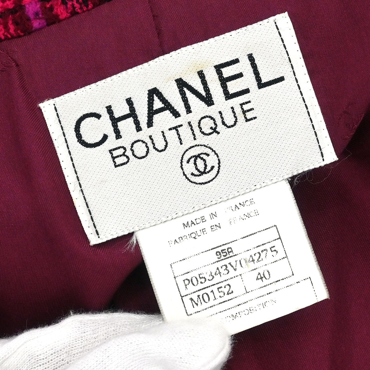 Chanel 1995 Coat Pink #40