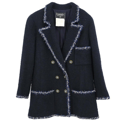 Chanel 1994 Double Breasted Jacket Navy #40